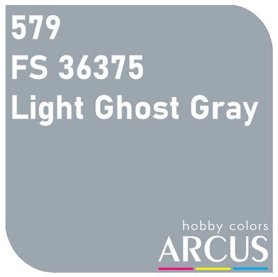E579 Алкидная эмаль FS 36375 Light Ghost Gray ARC-E579 фото
