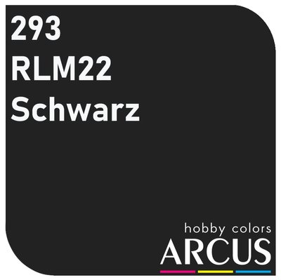 E293 Алкидная эмаль RLM 22 Schwarz ARC-E293 фото