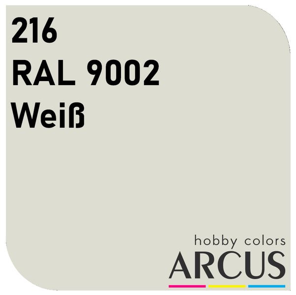 E216 Алкідна емаль RAL 9002 Weiß Алкідна емаль RAL 9002 Weiß ARC-E216 фото