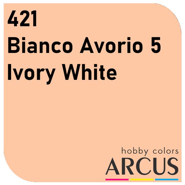 E421 Алкідна емаль Bianco Avorio 5 ARC-E421 фото