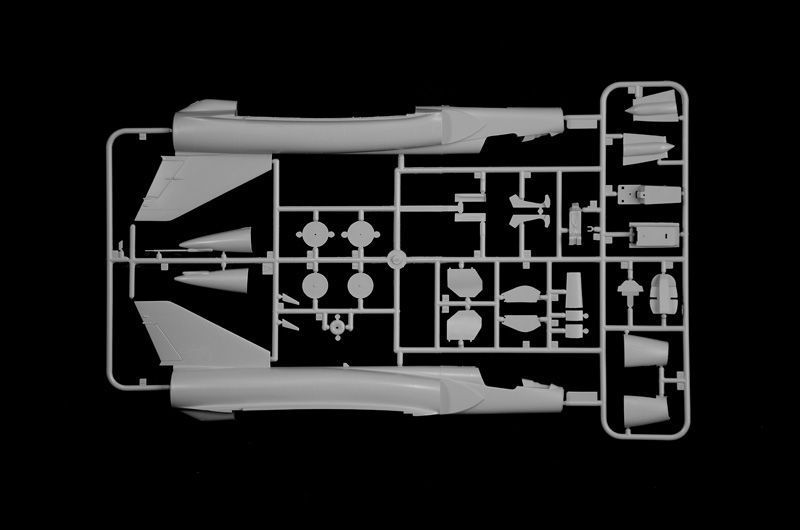 Сборная модель 1:72 истребителя Mirage IIIE Italeri, геликоптеры и вертолеты ITL2816 фото