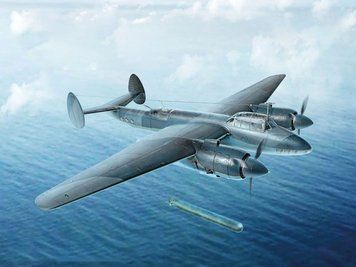 Сборная модель 1:72 торпедоносца Ту-2Т ICM, военная авиация до 1945 г. ICM72030 фото