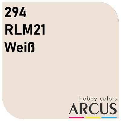 E294 Алкидная эмаль RLM 21 Weiß ARC-E294 фото