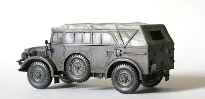Збірна модель 1:35 автомобіля Horch 108 Type 1A Tamiya, військові автомобілі TAM35052 фото