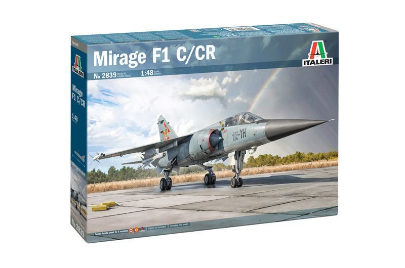 Сборная модель 1:48 истребителя Mirage F1 C/CR Italeri, самолёты и вертолеты ITL2839 фото
