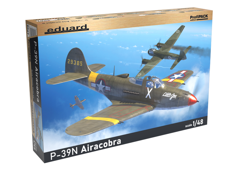 Збірна модель 1:48 винищувача P-39N Airacobra EDU8067 фото