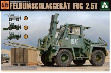 Збірна модель 1:35 навантажувача FUG 2,5T Takom, військові автомобілі TKM2021 фото
