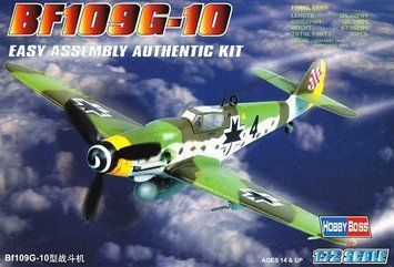 Сборная модель Hobby Boss bf 109G-10 - 1:72 пластиковая, военная авиация до 1945 г. HB80227 фото