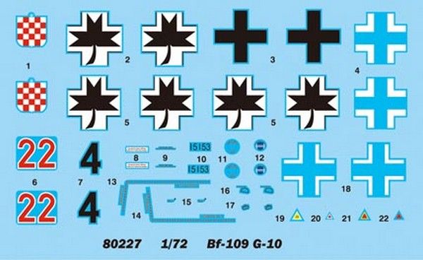 Bf 109G-10 - 1:72 HB80227 фото