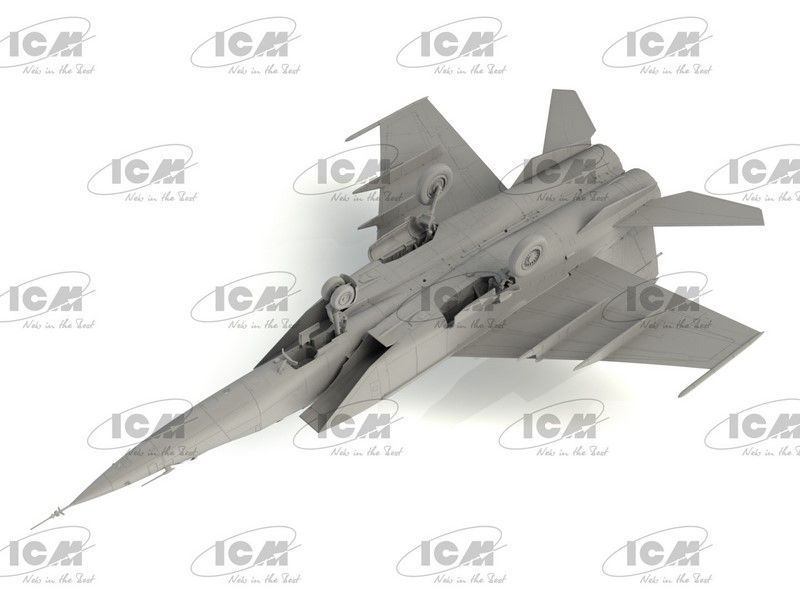 Сборная модель ICM миГ-25ПУ - 1:72 из пластика, геликоптеры и вертолеты ICM72178 фото