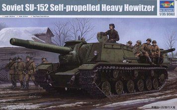 Збірна модель Trumpeter сУ-152 - 1:35 масштабна з пластику, танки і САУ TRU01571 фото