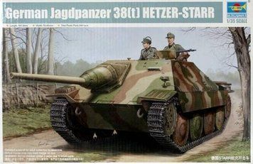 Сборная модель 1:35 сборной Jagdpanzer 38(t) Hetzer-Starr Trumpeter, танки и САУ TRU05524 фото