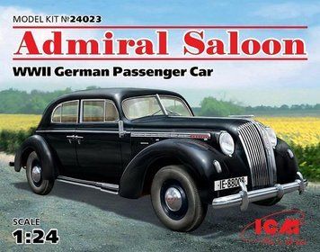 Збірна масштабна модель 1:24 автомобіля Opel Admiral седан ICM, легкові автомобілі ICM24023 фото