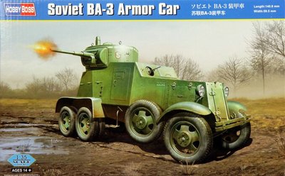 Сборная модель 1:35 бронеавтомобиля БА-3 HB83838 фото