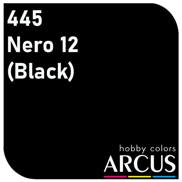 E445 Алкидная эмаль Nero 12 ARC-E445 фото