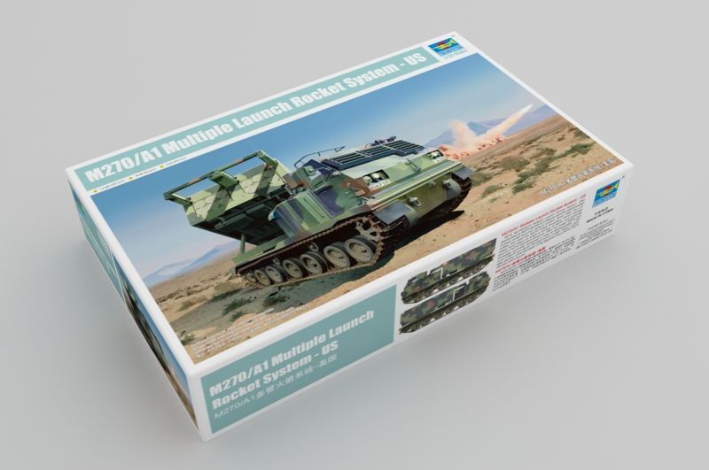 Сборная модель РСЗО M270/A1 1/35, Trumpeter 01049, военная артиллерия и ЗРК TRU01049 фото