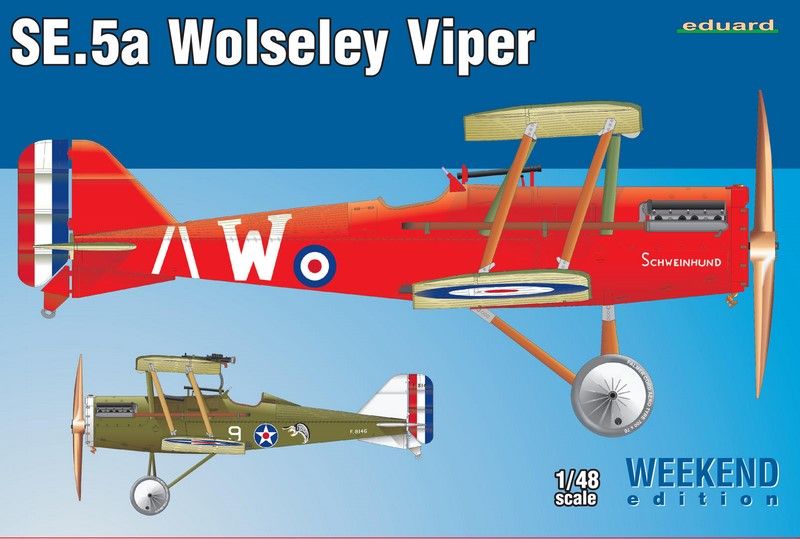 SE.5a Wolseley Viper - 1:48 EDU8454 фото