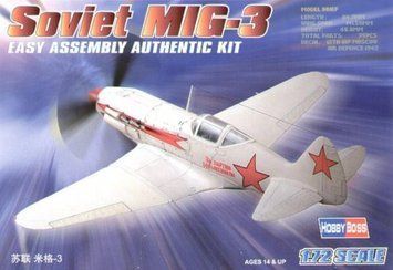 Сборная модель Hobby Boss миГ-3 - 1:72 из пластика, военная авиация до 1945 г. HB80229 фото