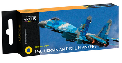 7011 Набор красок 'PSU Ukrainian Flankers' ARC-SET07011 фото