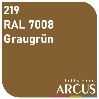 E219 Алкидная эмаль RAL 7008 Graugrün ARC-E219 фото
