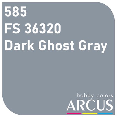 E585 Алкидная эмаль FS 36320 Dark Ghost Gray ARC-E585 фото