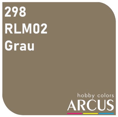 E298 Алкидная эмаль RLM 02 Grau ARC-E298 фото