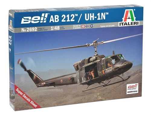Сборная модель вертолета Bell AB 212 / UH-1N 1/48, Italeri 2692, гражданская авиация ITL2692 фото