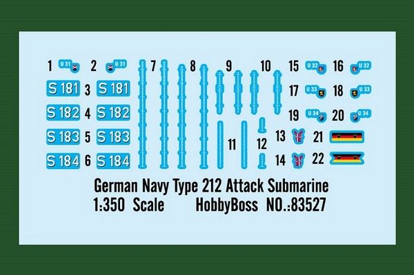 Navy Type 212 - 1:350 HB83527 фото