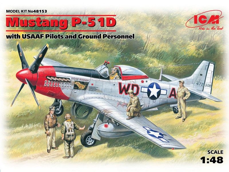 P-51D Mustang - 1:48 ICM48153 фото