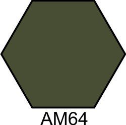 Краска акриловая черно-зеленая матовая Хома (Homa) АМ64 HOM-AM64 фото