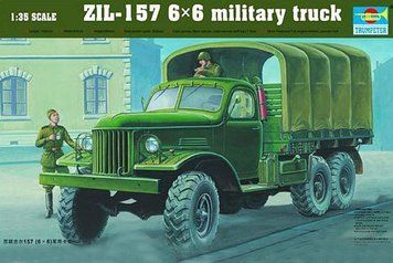 Сборная модель Trumpeter зиЛ-157 - 1:35 из пластика, грузовые авто и грузовики TRU01001 фото