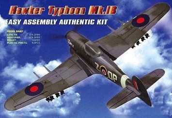 Сборная модель Hobby Boss hawker Typhoon Mk.IB - 1:72 масштабная из пластика, военная авиация до 1945 г. HB80232 фото