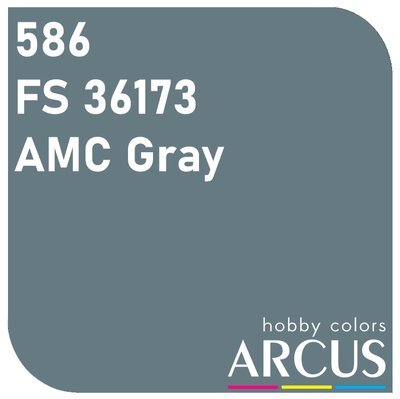 E586 Алкидная эмаль FS 36173 AMC Gray ARC-E586 фото