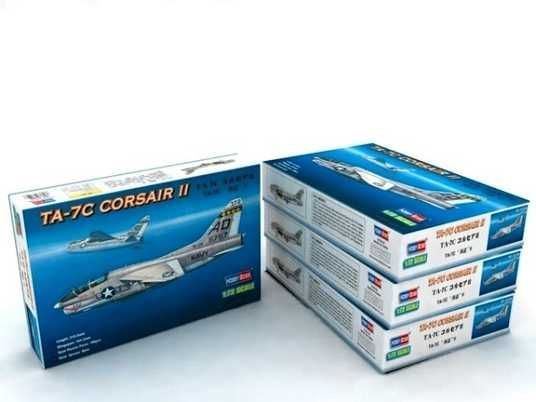 Сборная модель 1:72 самолета TA-7C Corsair II Hobby Boss