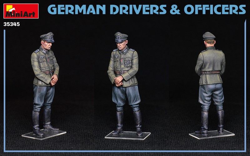 Набір 1:35 фігурок Німецькі водії та офіцери MA35345 фото