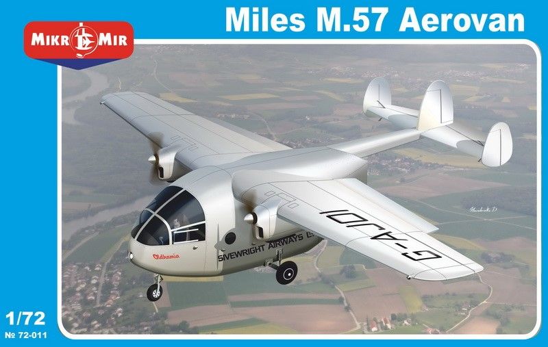 Збірна модель 1:72 літака Miles M.57 Aerovan MM72011 фото