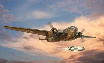 Збірна модель літака 1:72 DO 217 K-1/K-2 з FRITZ X, Italeri 1488 ITL1488 фото