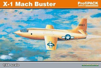 Збірна модель 1:48 збірної моделі літака Bell X-1 Eduard, гелікоптери та вертольоти EDU8079 фото