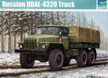 Сборная модель Trumpeter урал-4320 - 1:35 масштабная из пластика, грузовые авто и грузовики TRU01012 фото