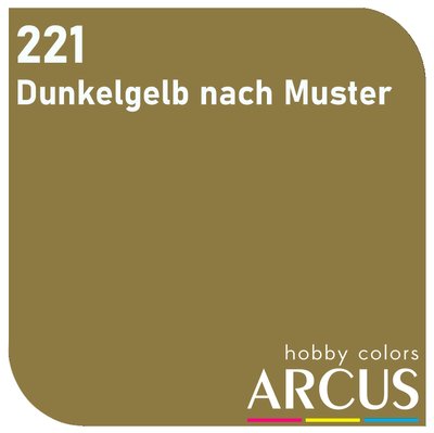 E221 Алкидная эмаль Dunkelgelb nach Muster ARC-E221 фото