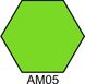 АМ05 Фарба акрилова яскраво-зелена матова яскраво-зелена HOM-AM05 фото 1