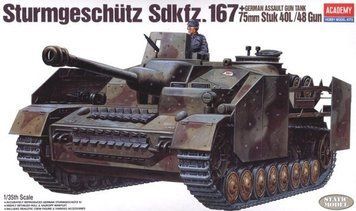 Збірна модель 1:35 самохідної установки Sturmgeschutz IV Academy, танки і САУ AC13235 фото