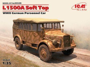 Збірна модель 1:35 вантажівки L1500A ICM, військові автомобілі ICM35529 фото