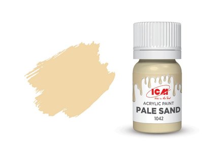 Краска акриловая бледный песок полуматовая ICM 1042 ICM01042 фото