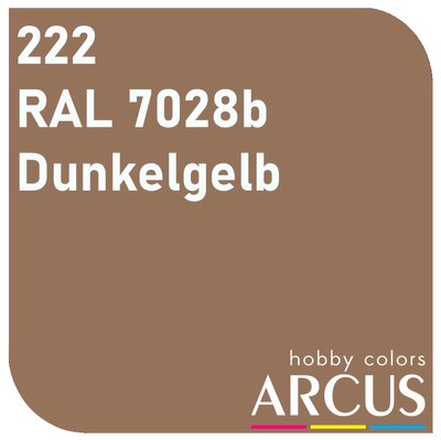 E222 Алкідна емаль RAL 7028b Dunkelgelb ARC-E222 фото
