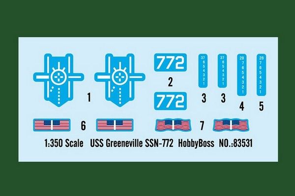 USS Greeneville SSN-772 - 1:350 HB83531 фото