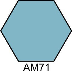 Краска акриловая лазурно-голубая матовая Хома (Homa) АМ71 HOM-AM71 фото