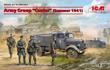 Збірна модель ICM група армій 'Центр' (літо 1941 р.) - 1:35 масштабна з пластику, військові автомобілі ICMDS3502 фото