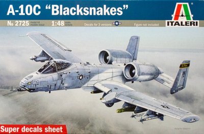 Збірна масштабна модель 1:48 штурмовика A-10C 'Blacksnakes' ITL2725 фото
