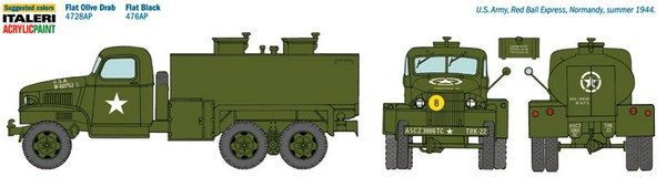 Сборная модель 1:35 грузовика Water Tank Truck 6x6 ITL0201 фото